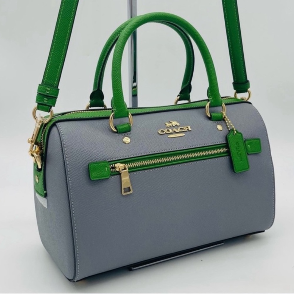 Coach Rowan Satchel Crossbody In Colorblock - Picture 6 of 12